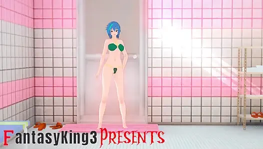 Xenovia deepthroat on the shower - DXD NTR Madness Series