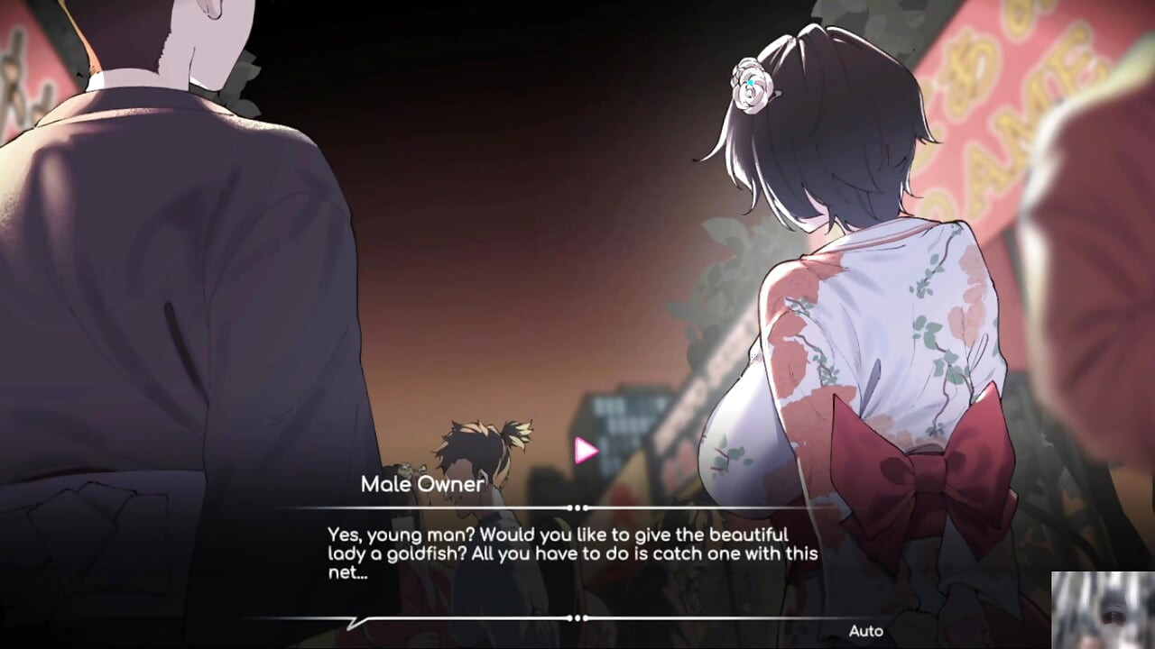 EP-4"LIFEGUARD HOLIC GAMEPLAY!NTR! HENTAI GAME! BF caught me and her gf fucking in his house.