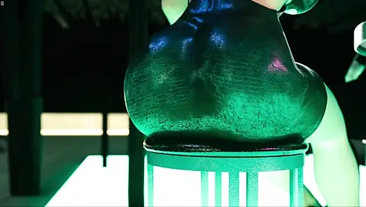 Stepmom Showing Her Big Ass And Boobs Cleavage In Swimingpool