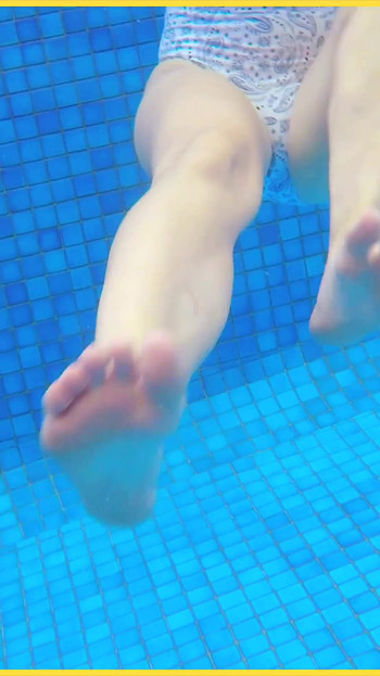 Must-share moment from "Wifey wet shirt best of video compilation - Wifey braless and wet in the pool."
