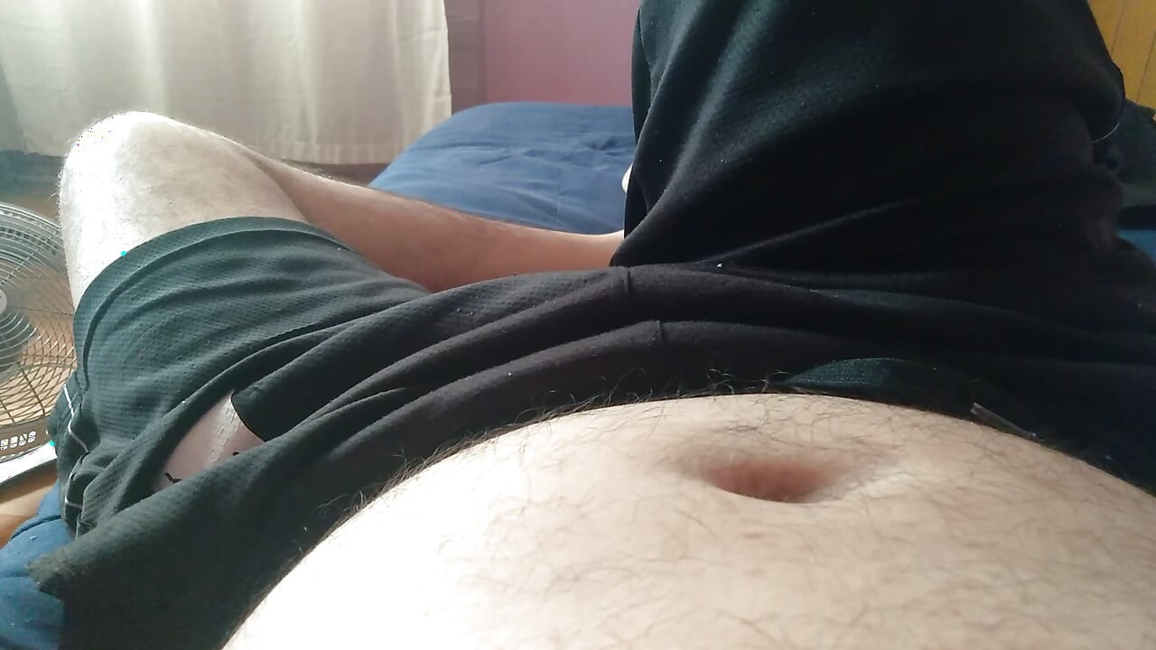 Gay man gets excited when he shows his penis without underwear