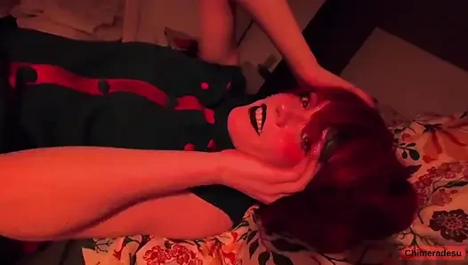 Kasane Teto deliniyor mu?! Cosplay seks - sakso - sihirli değnek