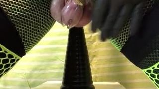 sissy bitch fucked with toys splits ass hole cock chastity