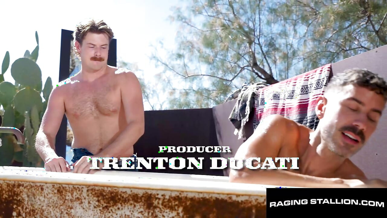 RAGING STALLION - Ranch Rules Broken - Brody Baytes & Lee Sparks Go Raw & Risky in Public Gay Fuck