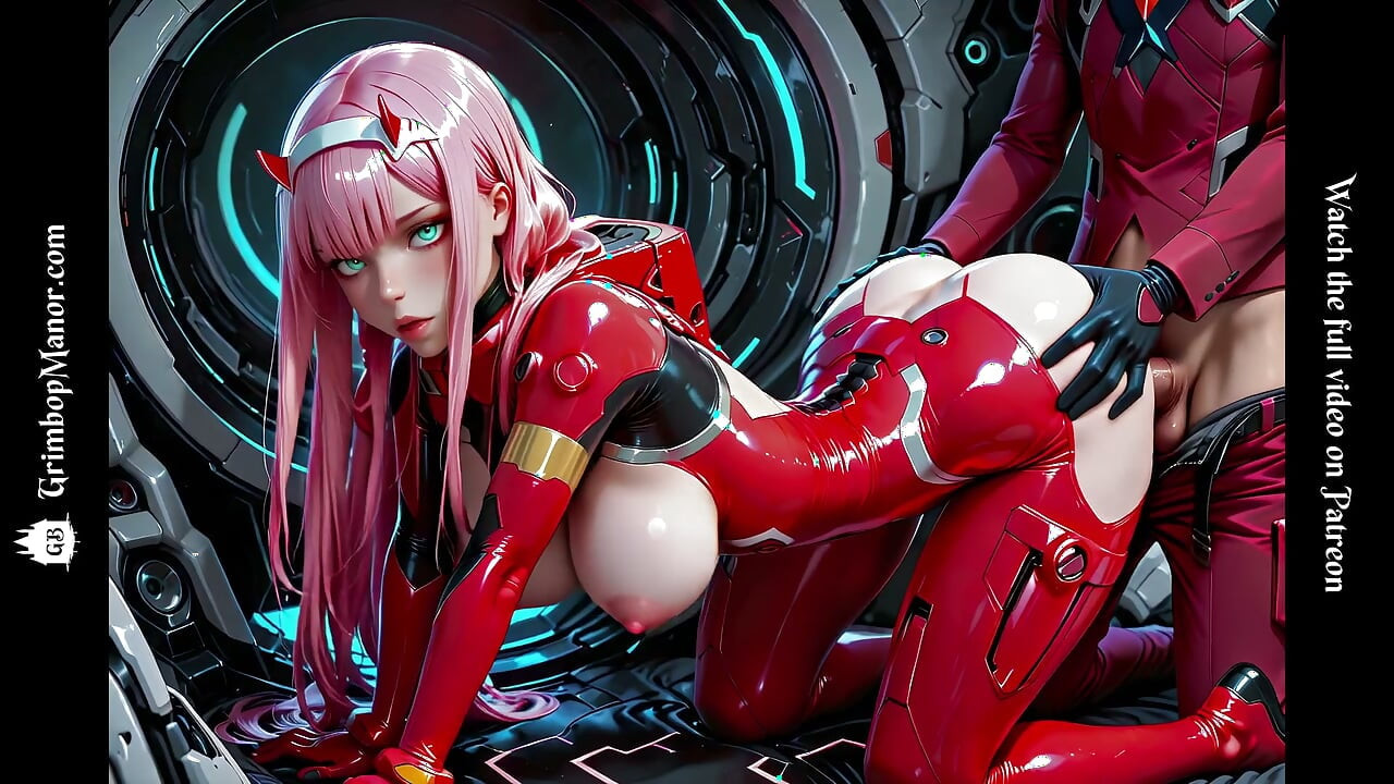 Zero Two nimmt ihren liebling tief in den Franxx