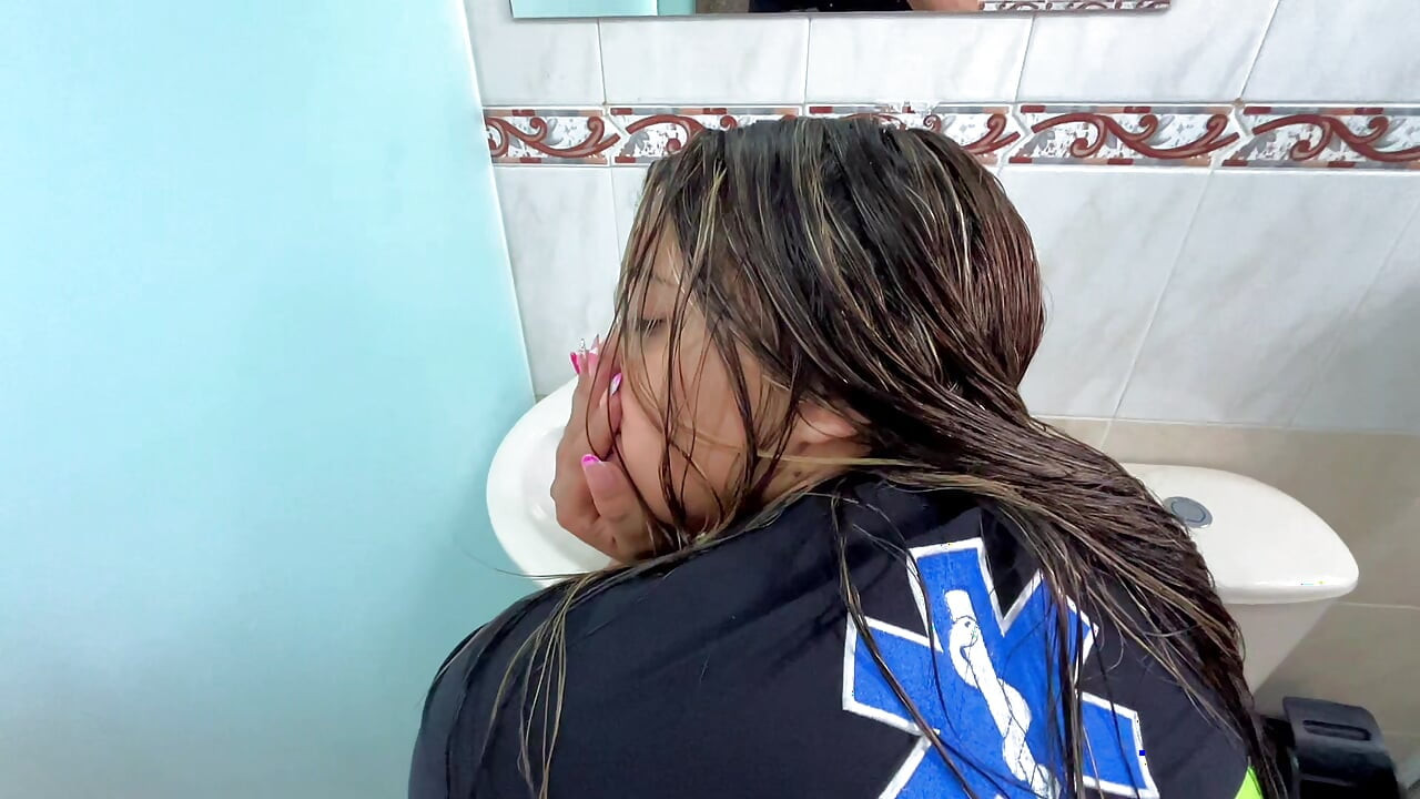 PARAMEDICS have sex in the hospital bathroom