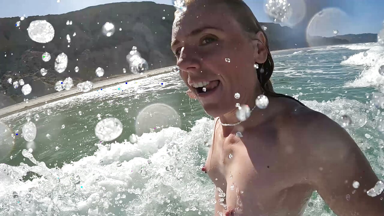 Facial at the Nude Beach