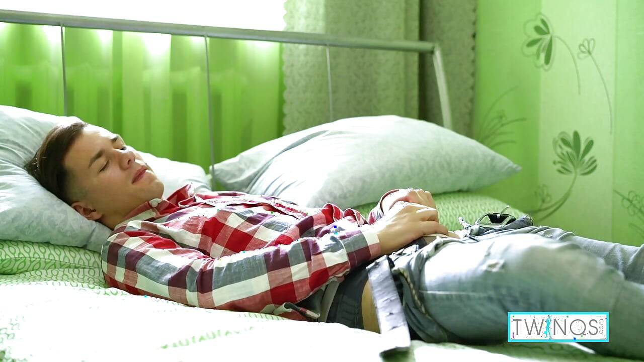 Lovely Rolf Olsen Shoots A Sticky Cum Load In His Belly!