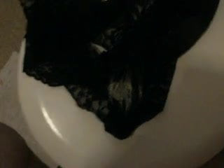 cum on wife's panties