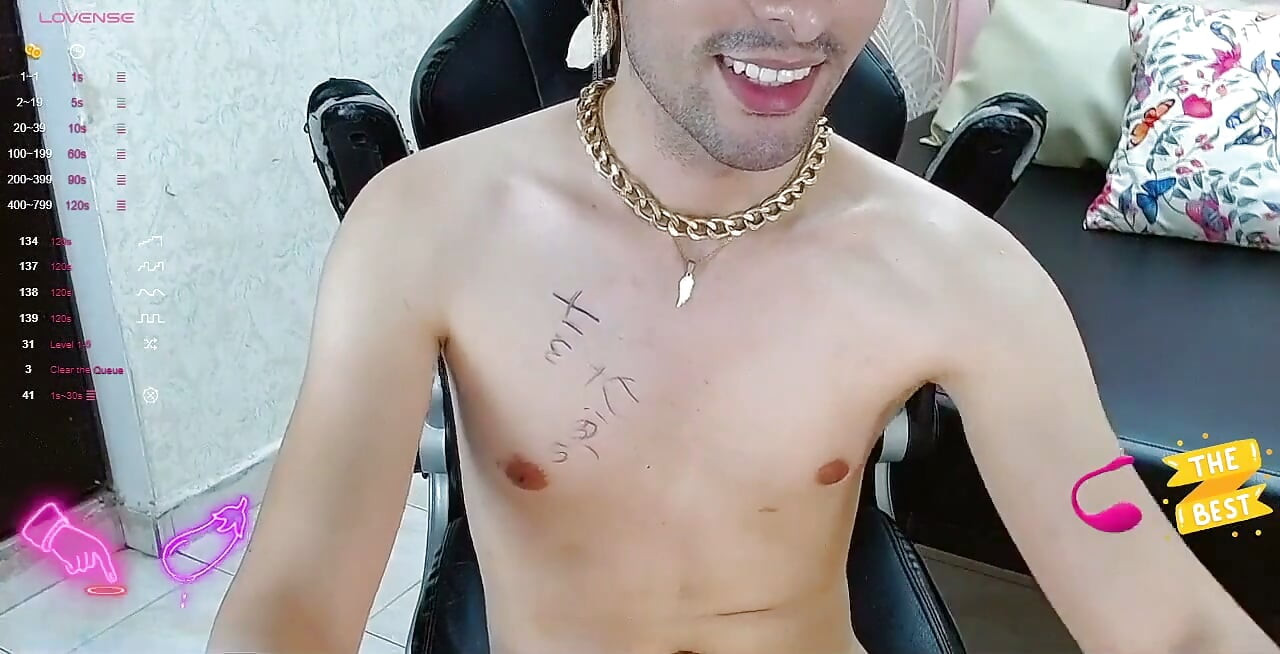 Young Twink Uncut Masturbating