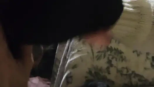 Goode Girl Nylonplay with Hubby's Cock and Balls