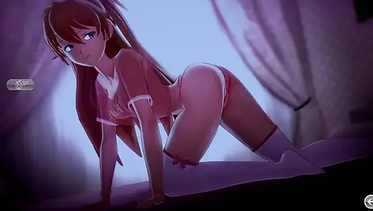 Моя хентай фантазия - Все сцены из секса с Asuka от Evangelion