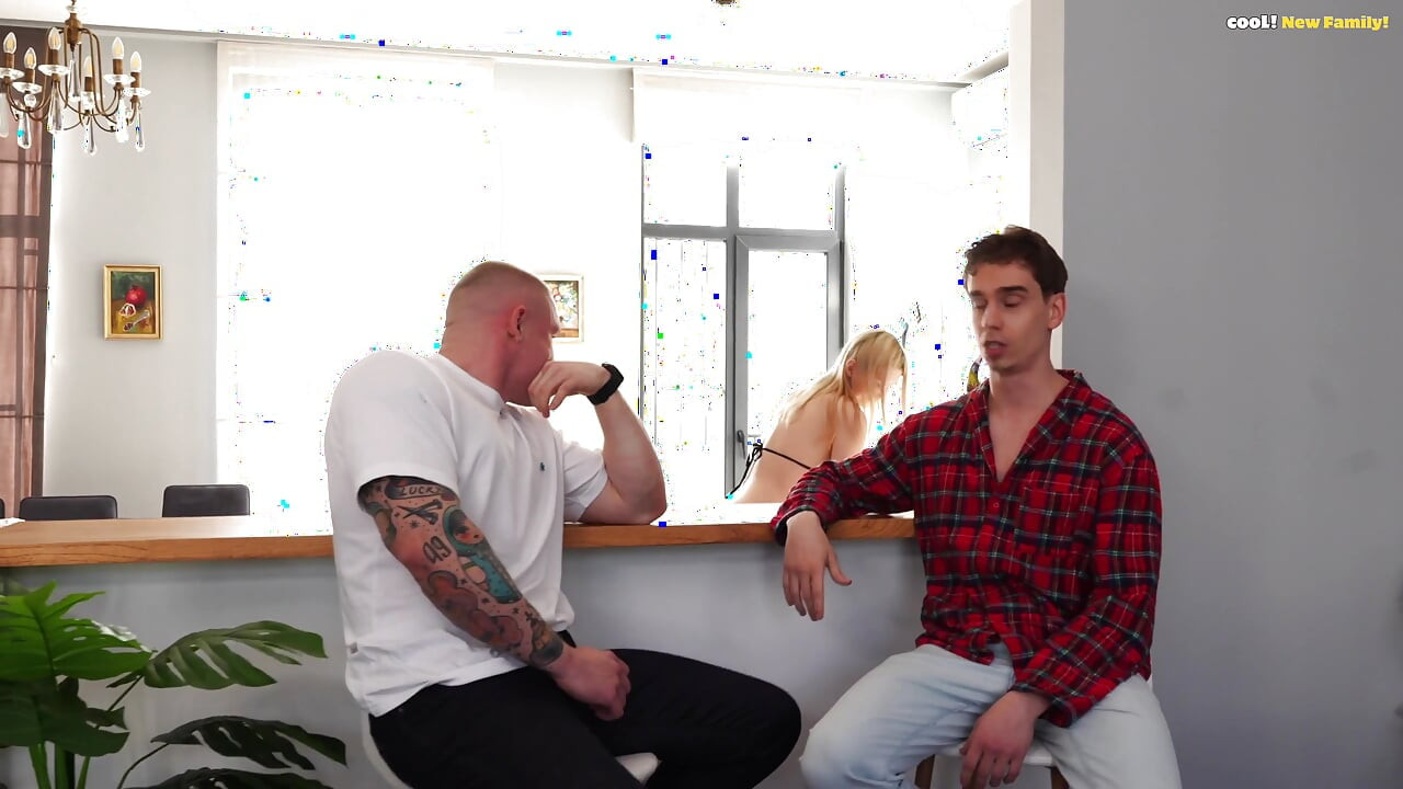 When the Parents Are Not at Home, Two Horny Guys Have Threesome Sex with Their Hot Stepsister!