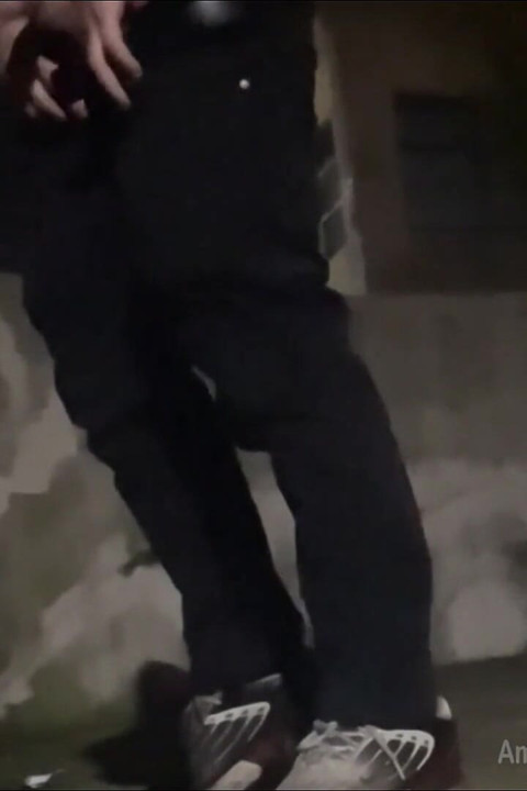 Amateur Boy Caught Peeing in the Street After Party