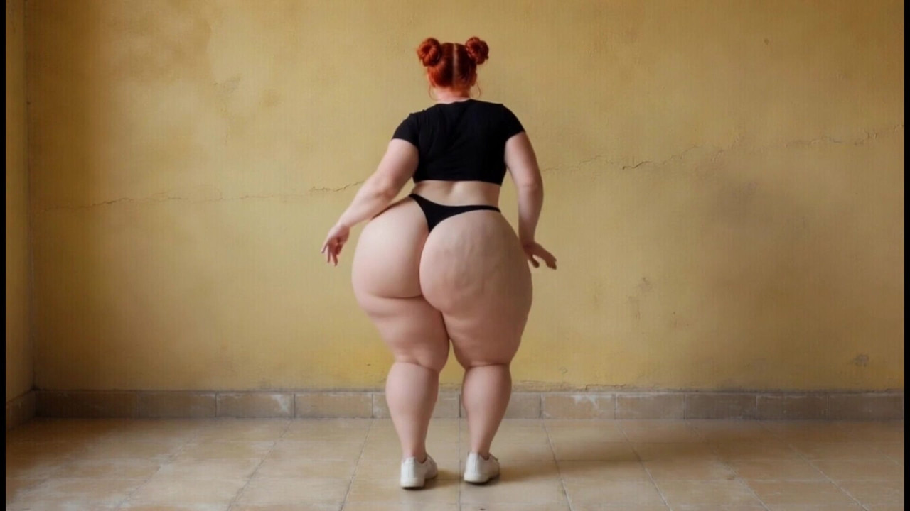 Big ass femboy, big ass boy moves his ass