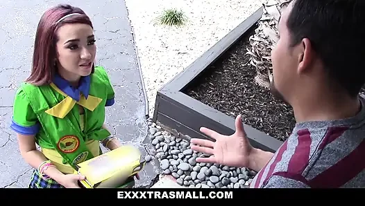 Teen Scout Rides Big Cock