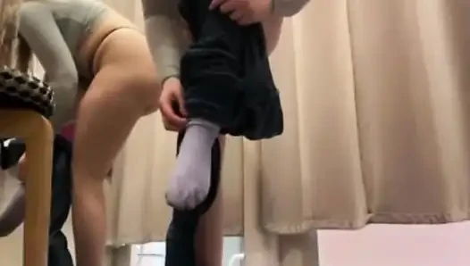 Crazy fucking in changing room with jucielussie