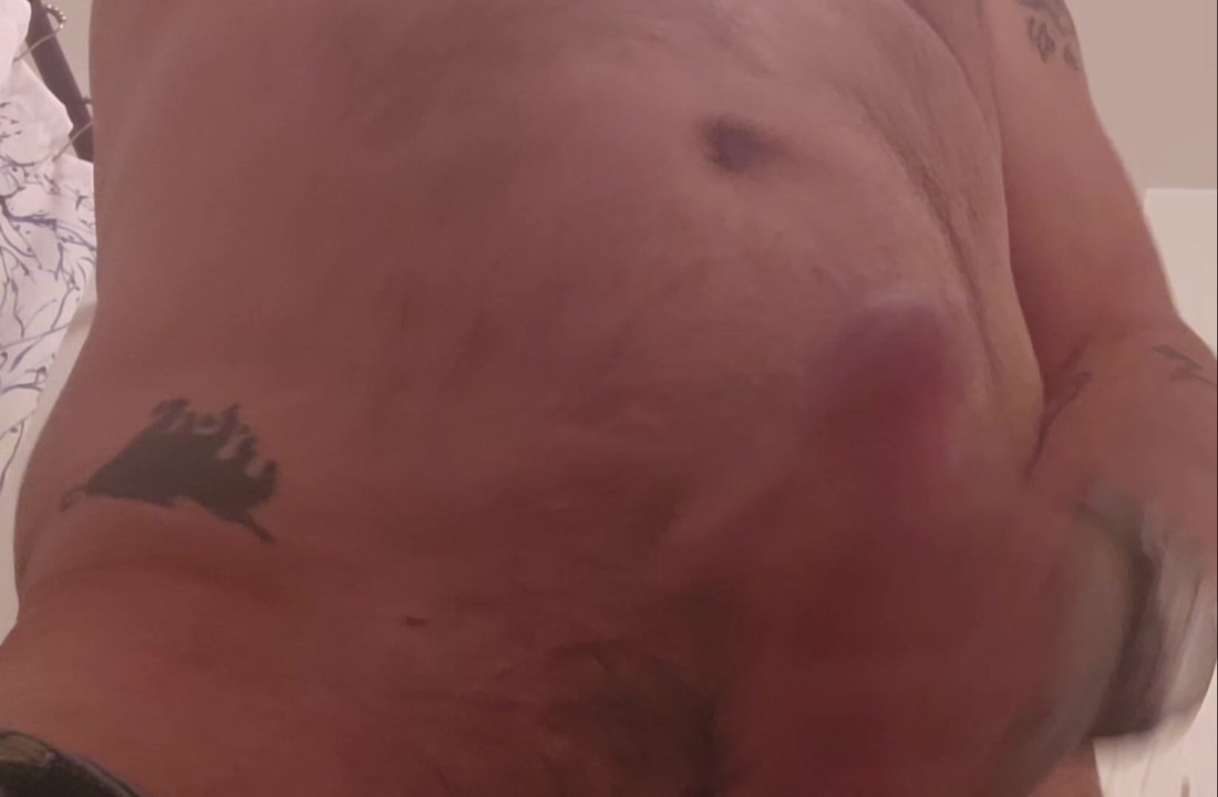Stroking my cock until it explodes