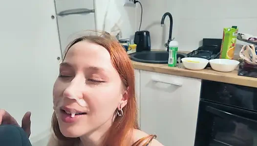 Stepsister helps her stepbrother , thinking stepmom can't see her  . Taboo Threesome