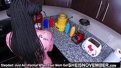Just Act Normal When Your Stepmom Gets Home, Now Fuck Me! Innocent Babe Sheisnovember Skinny Pussy Fucked Hardcore BBC