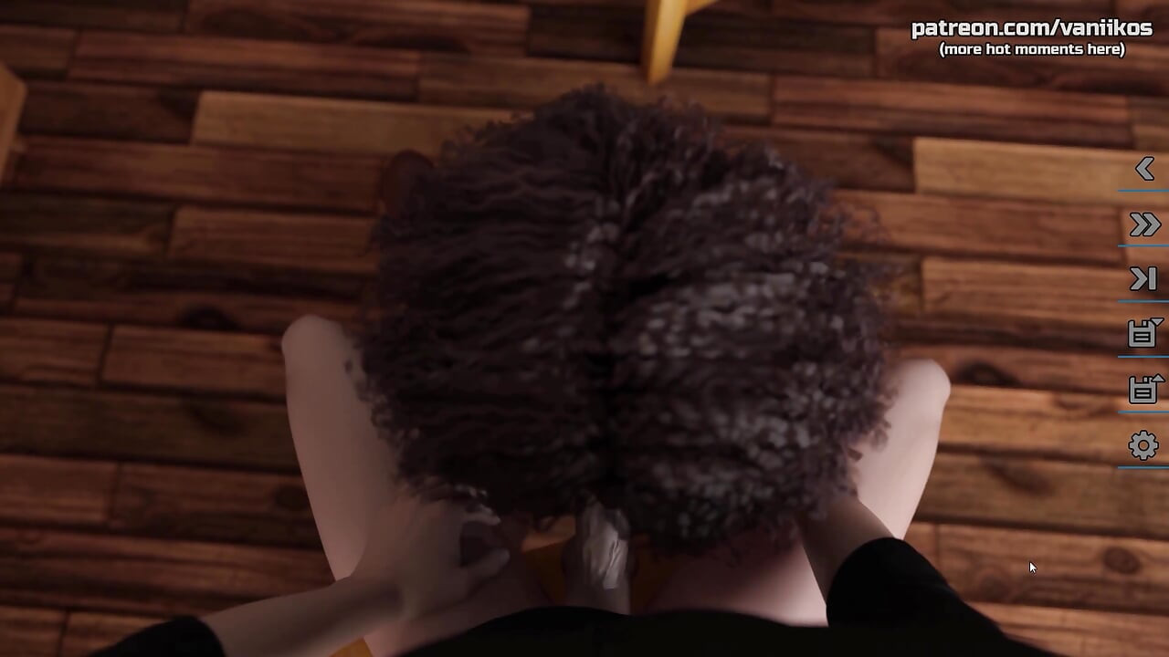 Dreams of Desire | Huge ass BBW MILF friend's black stepmom sucks some big white cock and swallows cum | Part 9