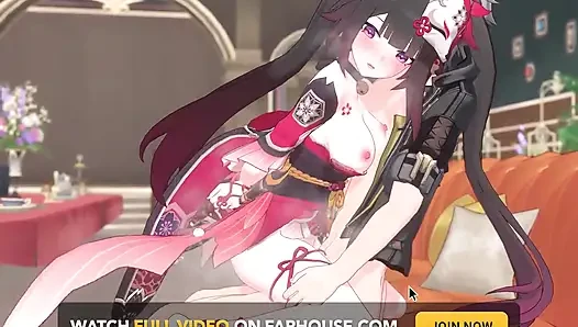 Honkai star rail - ışıltılı x caelus tutkulu seks - 3d hentai animasyon