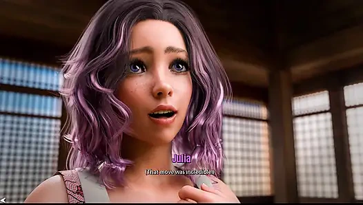 Julia di Jepang 3 himiko setuju untuk melatih julia