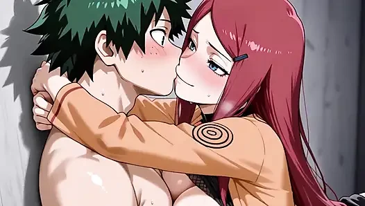 Мидория (MHA) X Кушина (наруто)