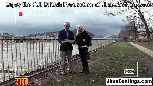 Aku ingin menyetubuhi pantatmu! Jim Slip & Sarah Kelly di JimsCastings