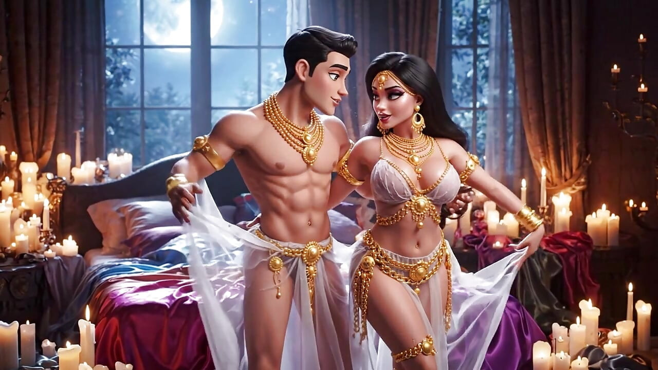 Steamy Cartoon Romance - Prince & Seductive Princess Intimate Compilation