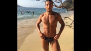 Latino Twink gives a show and gets fucked bare
