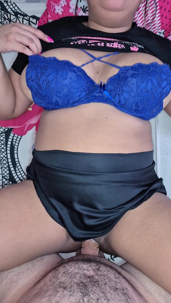 Key moment from "My stepsister wanted a massage and what I could give her was cock, I accept her very eagerly."