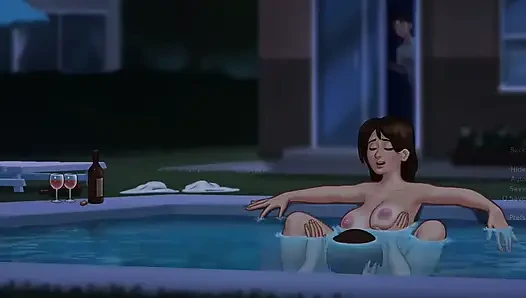 Oğlan öğretmen ve diğerleriyle eğleniyor