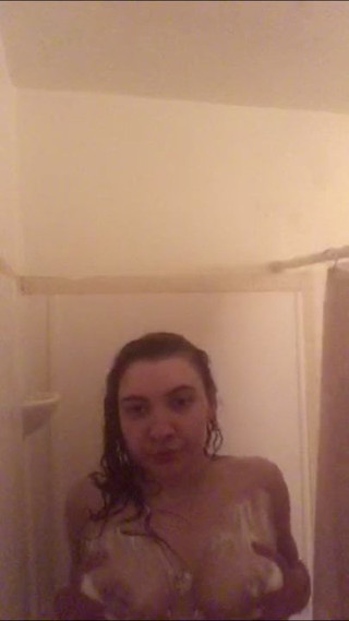 Soapy shower titties