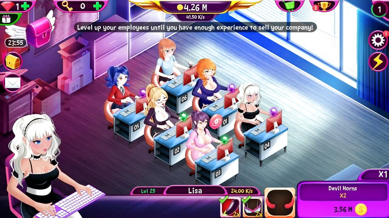 Il gameplay del ceo di fap di Loveskysan