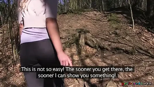 Girlfriends XXX - поход ведет в парк лесбийский секс, трах киски пальцами и лизание киски