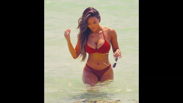 Daphne Joy - Orange Bikini Florida