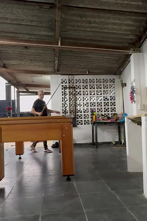 Playing Billiards While Leaving Bad Melli Completely Naked