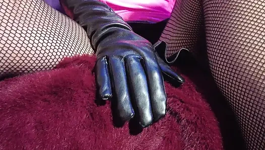 Fetish Nyonya Eva Lateks Dominatrix BDSM Femdom Heels Hot Big Ass MILF Pink Leather