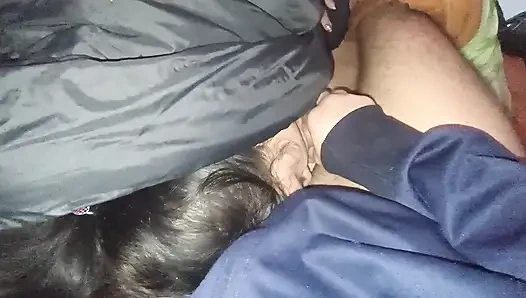 I'm sick in bed and my boyfriend fucks me in the mouth to give me his cum to get better