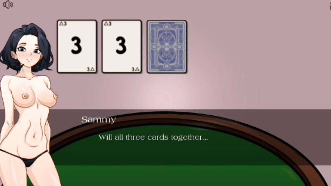 Naked asshole with good body in casino