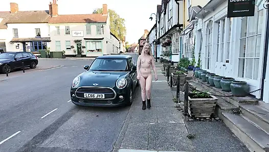 Public Places Nude: WoodBridge, England