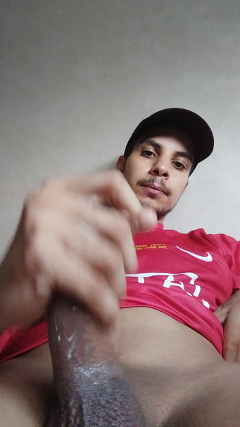 Spectacular moment from "Masturbation of a handsome Saudi guy with an imaginary 😻 penis"