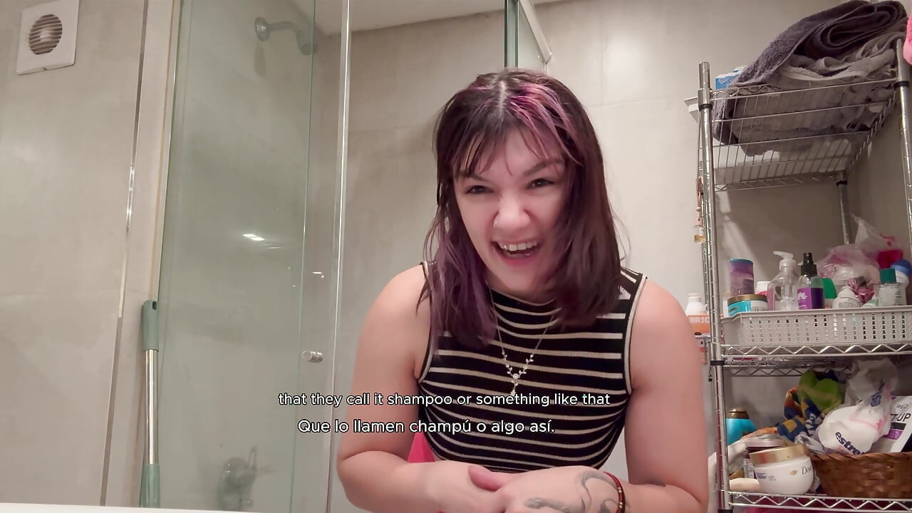 Spanish Class! in the Shower I Will Teach You a New Language