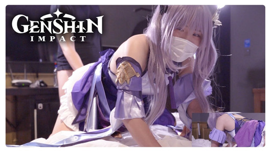 Japanse Hentai cosplay ladyboy wordt geneukt na Otaku-festival, Genshin Impact Keqing 6