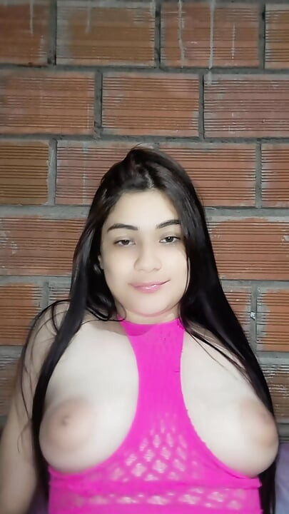 I masturbate my stepsister's tight pussy and play with perfect natural tits