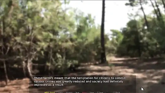 Casey's fall 2 getting naked in the woods