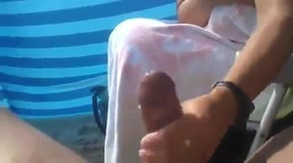 Beach Handjob