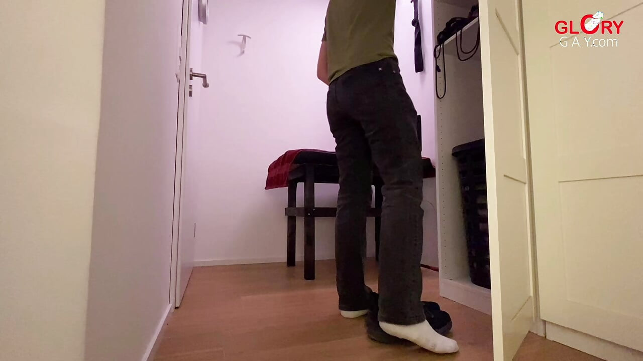 Raw Gloryhole Fuck with Cute Ginger Boy – Blindfold, Ballgag & Bareback