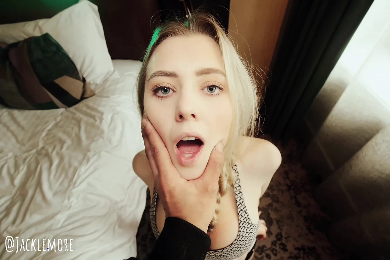 Petite Gym Girl Lottie POV Hot Sweaty Sex, Cover in cum